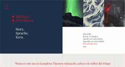 Desktop Screenshot of matthiass.com