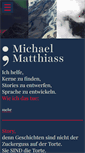 Mobile Screenshot of matthiass.com